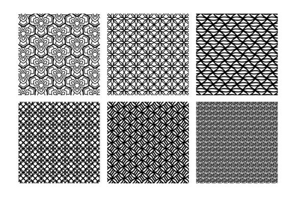 Black and White Geometrical Patterns for Design