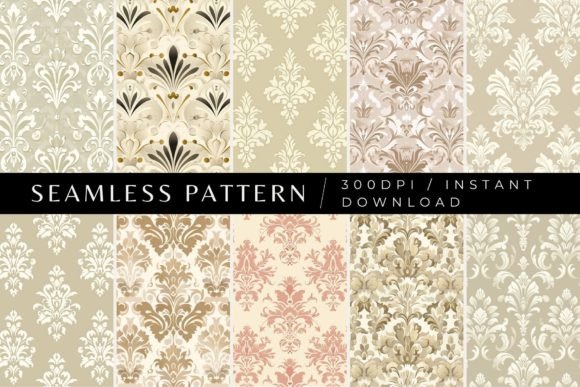 Elevating Digital Workflows with Creamy Ornamental Patterns: A Seamless Solution for Modern Creators