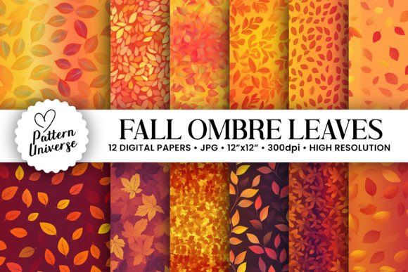 Fall Ombre Leaves Seamless Patterns: A Practical Guide to Elevating Your Autumn Crafts