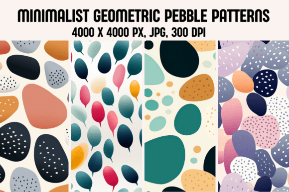 Minimalist Geometric Pebble Patterns