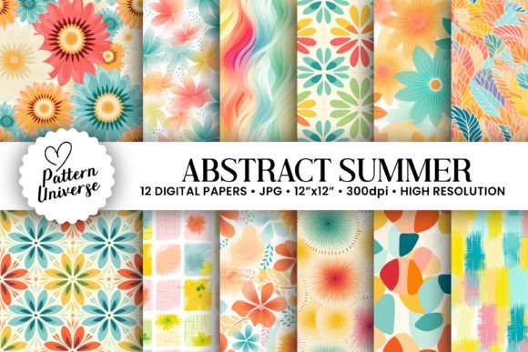 Summer Abstract Seamless Patterns: The Ultimate Resource for Creative Projects