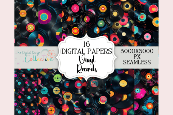 Vinyl Record Seamless Patterns: The Timeless Texture for Modern Creators
