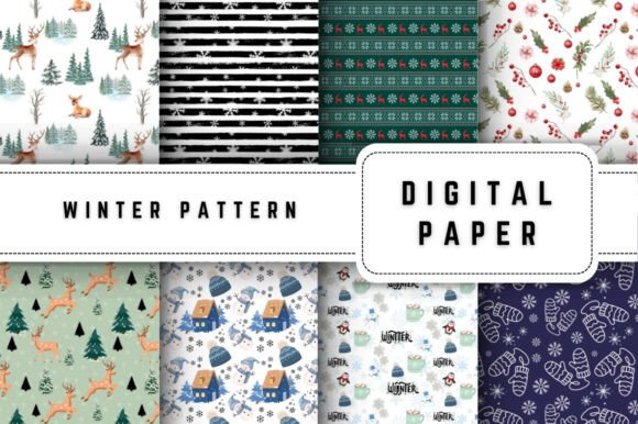 Winter Seamless Winter Patterns: A Guide to Seasonal Design Assets